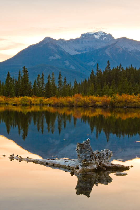 Second Vermillion Lake At Sunset